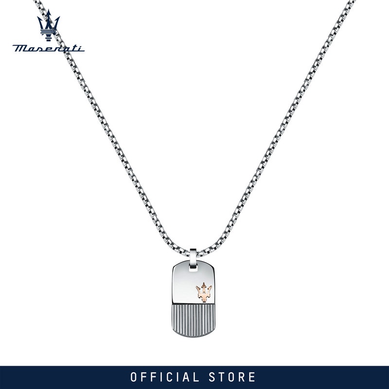 Maserati Jewels 600mm Men's Stainless Steel สร้อยคอ JM121ATK08 (Adjustable)