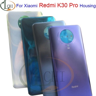 แท้ ฝาครอบแบตเตอรี่ พร้อมสติกเกอร์กาว แบบเปลี่ยน สําหรับ Xiaomi Redmi K30 Pro K30Pro Redmi K30 Pro Ho
