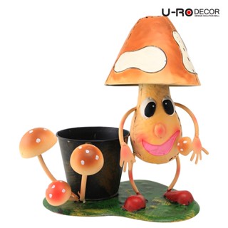 U-RO DECOR กระถางดอกไม้ รูปเห็ด รุ่น MUSHROOM-A  กระถางต้นไม้