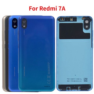 เคสแบตเตอรี่ ด้านหลัง พร้อมเลนส์กล้อง และโลโก้ แบบเปลี่ยน สําหรับ Xiaomi Redmi 7A