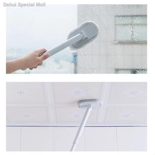 【Ready stock】tiktok 180 ° floor brush cleaning brush bathroom bath brush retractable long handle bath sponge brush