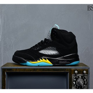 รองเท้าผ้าใบ DJ Khaled x N_ike Air Jordan 5 "Crimson Bliss" High Top AJ5 Jordan 5 Generation Joe 5 Gobang สไตล์เรโทร