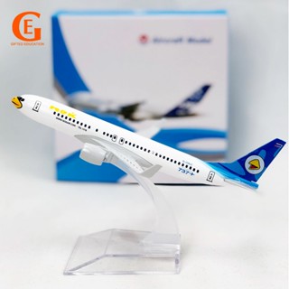 ❤❤❤🌞Thai Airways Air NOK B737 Aircraft Model White Bird Boeing 737 Plane Airplane Diecast Solid Met