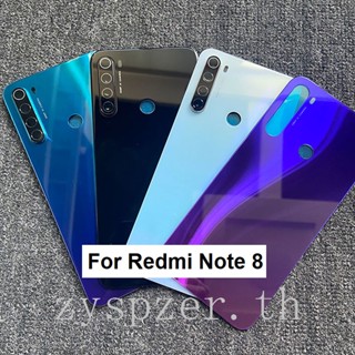 6.3 2019 เคสแบตเตอรี่ด้านหลัง พร้อมสติกเกอร์เลนส์กล้อง สําหรับ Xiaomi Redmi Note 8