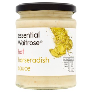 เวทโทรสซอสสำหรับจิ้มเนื้อสัตว์ 285กรัม  /  Waitrose Creamed Horseradish Sauce in Jar 285g.