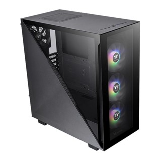 อุปกรณ์คอมพิวเตอร์ ;;; CASE (เคส) THERMALTAKE DIVIDER 300 TEMPERED GLASS ARGB (BLACK)