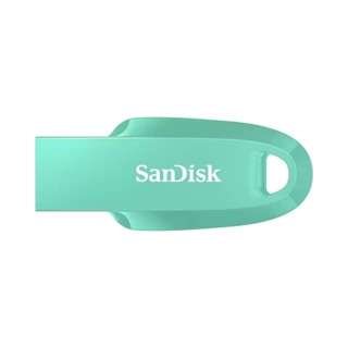 อุปกรณ์จัดเก็บข้อมูล : 512 GB FLASH DRIVE (แฟลชไดร์ฟ) SANDISK ULTRA CURVE 3.2 FLASH DRIVE (GREEN) (SDCZ550-512G-G46G)