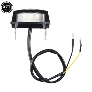 12V Motorcycle License Plate LED Light Waterproof Motorbike Small Tail Light For Sports Car Buggy Scooter Retrofit Acces