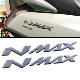 NMAX  3D Motorcycle Accessories LOGO Badge Chrome Sticker Soft Plastic Decals For  N-MAX 125 155 2021 2022 2019 MOTO