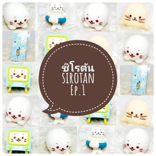 *พร้อมส่ง* ตุ๊กตา โมเดล ฟิกเกอร์ กาชาปอง ชิโรตัน sirotan ชุดที่ 1 งานญี่ปุ่นแท้