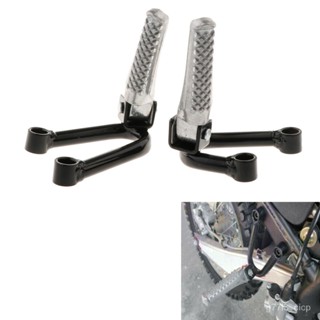 1 Pair Motorcycle Footpegs Footrests Rear Passenger Foot Pegs Rear Pedal Bracket Mount Universal Motorcycles Accessories