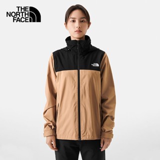 THE NORTH FACE W SANGRO DRYVENT JACKET - AP - ALMOND BUTTER/BLACK เสื้อผ้ากันน้ำ