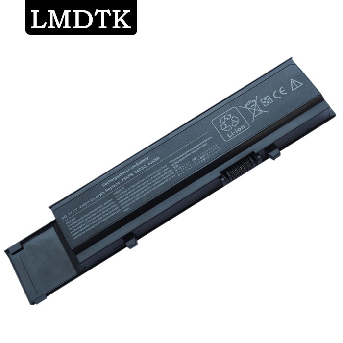 LMDTK ใหม่6เซลล์แบตเตอรี่แล็ปท็อปสำหรับ DELL Vostro 3400 3500 3700ชุด Y5XF9 7FJ92 04D3C 4JK6R 04GN0G