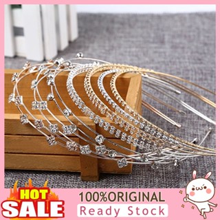 [B_398] Headband Lightweight Shiny Rhinestones Double Row Headbands for Party