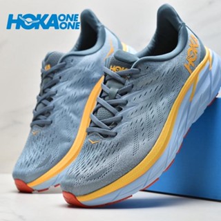 [พร้อมส่ง] Hoka One Clifton 8 รองเท้าวิ่ง เรียบง่าย คุณภาพสูง สําหรับผู้ชาย และผู้หญิง เหมาะกับการพกพาเดินทาง