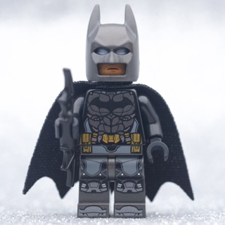 LEGO Batman Pearl Gray Armor Hero DC  - LEGO เลโก้ มินิฟิกเกอร์ ตัวต่อ ของเล่น