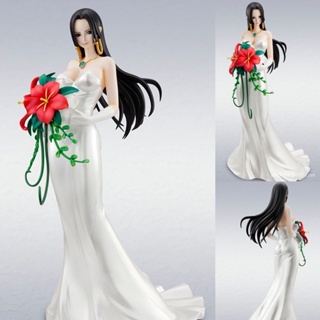 Figure One Piece [รุ่นคุณภาพสูง]Empress Hand-Pop Boa Hancock Nine Snake Princess Qiwuhai รุ่นของเล่นเดสก์ท็อปตกแต่งโมเดล