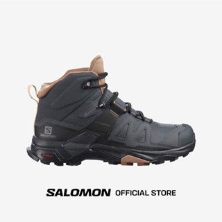 SALOMON X ULTRA 4 MID GTX W EBONY/MOCHA MO รองเท้าเดินป่า รองเท้าหุ้มข้อ รองเท้ากันน้ำ ผู้หญิง