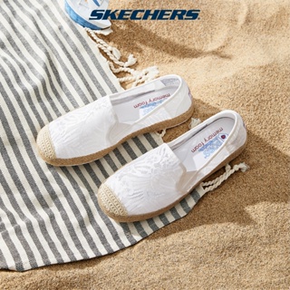 Skechers สเก็ตเชอร์ส รองเท้า ผู้หญิง BOBS Flexpadrille Shoes - 66666281-WHT