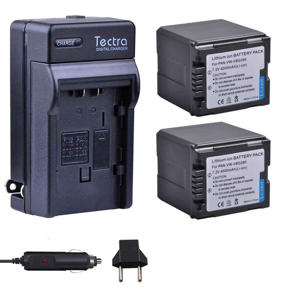 แบตเตอรี่ VBG260 VW-VBG260สำหรับ Panasonic AG-AC7 AG-AF100 HDC-HS250 HDC-MDH1 SD600 SD700 SDT750 HS7