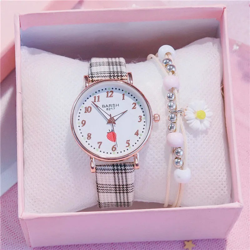 ❤❤❤ღღ[girl gift] jam perempuan girl watch luminous quartz analog watch wrist watch clock korea style