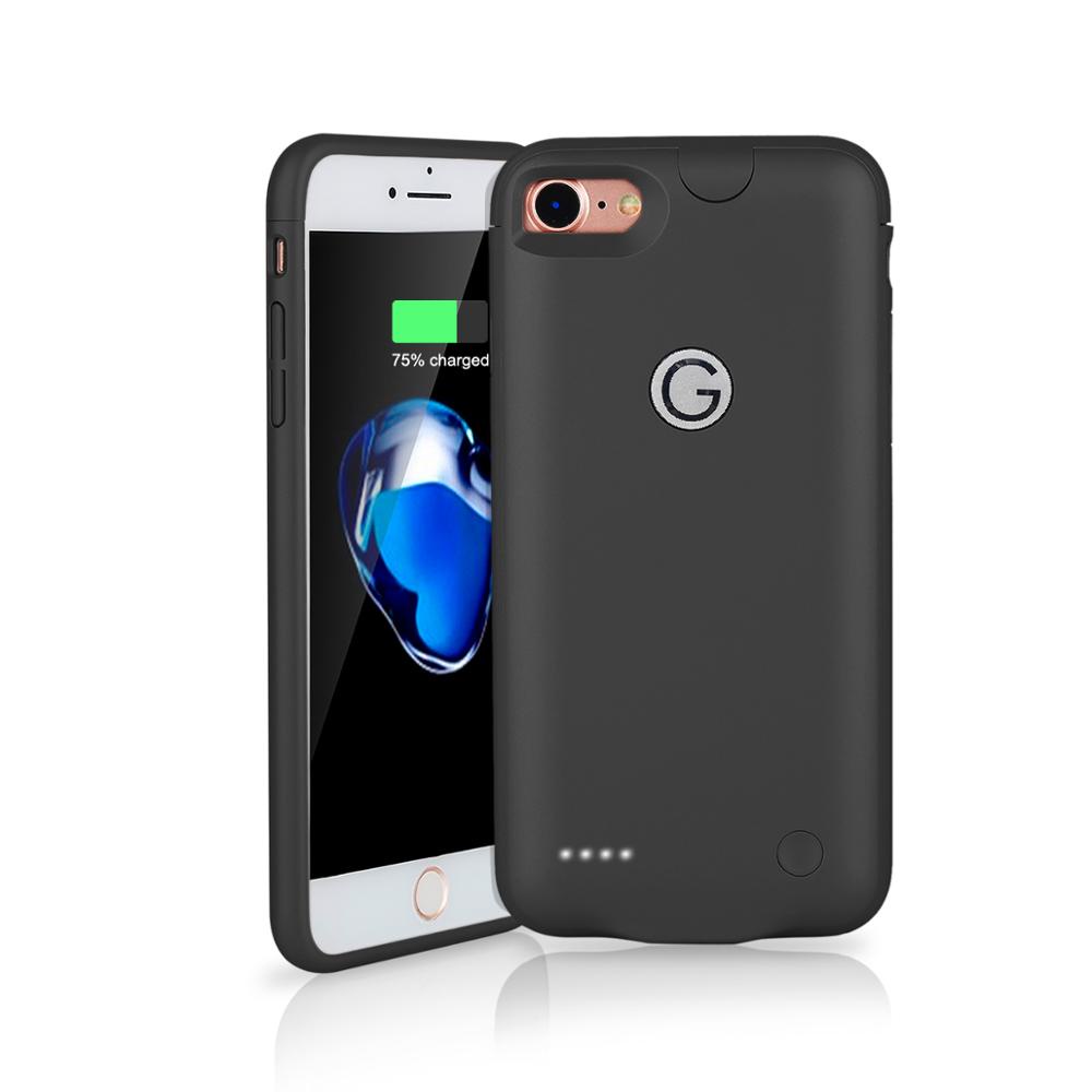 เคสแบตเตอรี่สำหรับ iPhone 7 8 Power Bank Charing Case สำหรับ Iphone 6 7 8 Battery Charger Case Cover