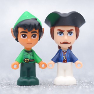 LEGO Captain Hook &amp; Peter Pan - DISNEY FRIENDS  - LEGO เลโก้ มินิฟิกเกอร์ ตัวต่อ ของเล่น