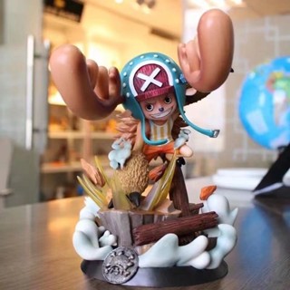 Figure [รุ่นคุณภาพสูง]One Piece Tony Chopper มวยปล้ำ Enhanced Form Solid Hand Office Aberdeen Decoration Gift Collection