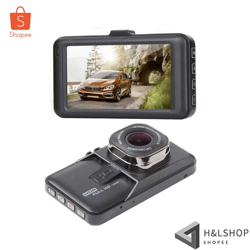 ส่งไว🚚 ⚡Q6A Dual Camera Car DVR hd 1080p video resolution dual dash camera 3.0 inch screen dual car 