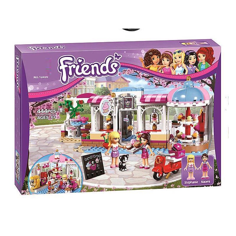 ❀เข้ากันได้กับ LEGO, Friends Heartlake City, Cake Cafe