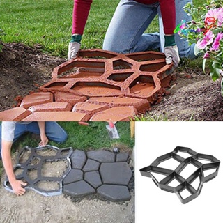 【AG】35/43/50cm Reusable Paving Concrete Cement Brick Stone DIY Mold Paver