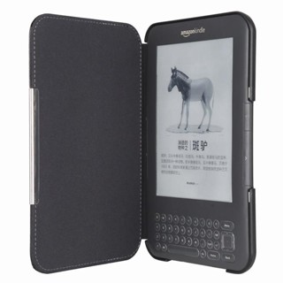 [จัดส่งรวดเร็ว] เคสหนัง ป้องกันคีย์บอร์ด สําหรับ kindle 3 E-Book k3