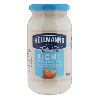 เฮลแมนส์ไลท์มายองเนส 400มล.  /  Hellmanns Light Mayonnaise 400ml.