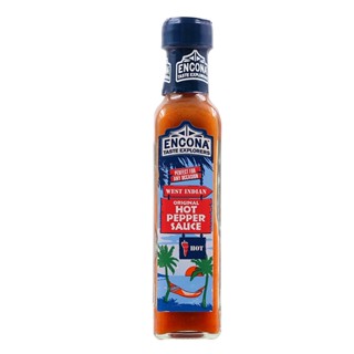 ออนโคน่าซอสจิ้มและปรุงอาหารรสพริกไทยออริจินัล 142มล.  /  Encona West Indian Original Hot Pepper Sauce 142ml.