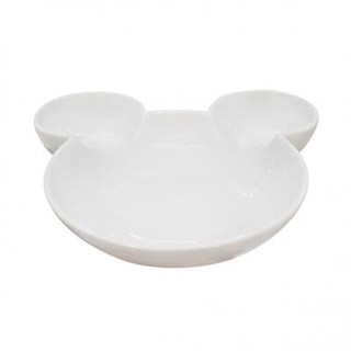 ชามมิคกี้พอร์ซเลน 3 ช่อง KASSE HOME รุ่น YG18-120D สีครีม