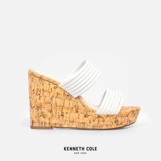 KENNETH COLE รองเท้าส้นตึกผู้หญิง รุ่น CAILYN สีขาว ( WED - KL23CAI08-251 )