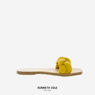 KENNETH COLE รองเท้าแตะผู้หญิง รุ่น NELLIE BRAID สีเหลือง ( SAN - KLS203417-704 )