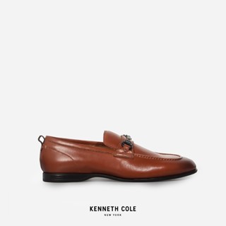 KENNETH COLE รองเท้าทางการผู้ชาย รุ่น NOLAN BIT LOAFER สีน้ำตาล ( DRS - KMS0009N5N-901 )