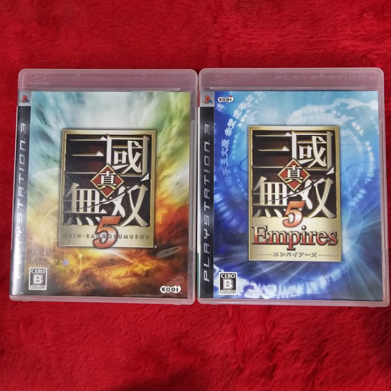 แผ่นแท้ PS3 Shin Sangoku Musou 5/5 Empires Dynasty Warriors 5 (BLJM-60156/BLJM-60041/BLJM-55009)(Jap