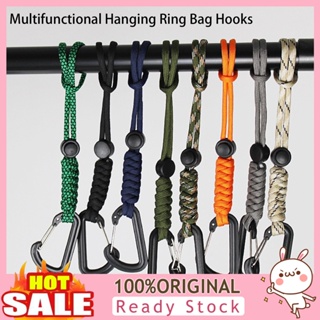 [B_398] Backpack Buckle High Strength Good Load-bearing Anti-loss Nylon Multifunctional Hanging Bag Hooks Outdoor Accessories