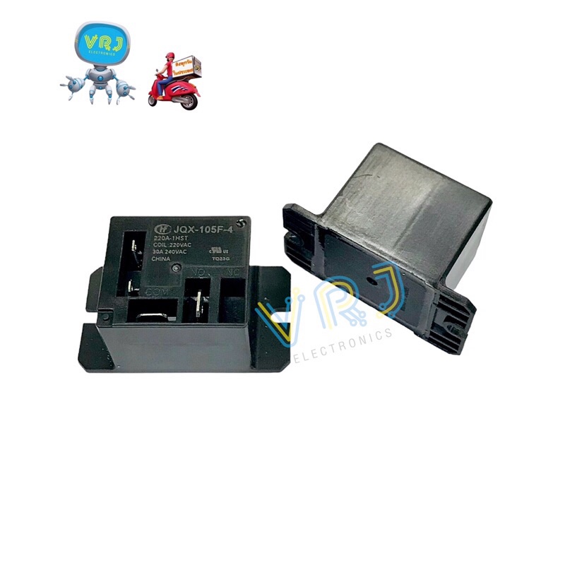 RELAYรุ่น JQX-105F-4  Relay รีเลย์ 220VAC-30A 5ขา  มีของพร้อมส่งในไทย🚚🇹🇭