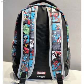 [READY STOCK] [ORIGINAL] Smiggle Marvel Classic Backpack BOY กระเป๋านักเรียนซูเปอร์ฮีโร่นักเรียนชายและหญิงกระเป๋าหนังสือ