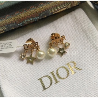 New🔥 Dior Revolution Earrings ต่างหูดิออร์ตุ้มๆ