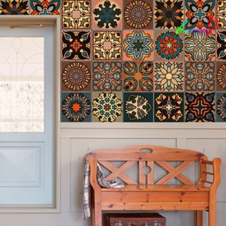 【AG】Wall Moroccan Style Geometric Symmetry Tile Sticker DIY Kitchen Decal Decor