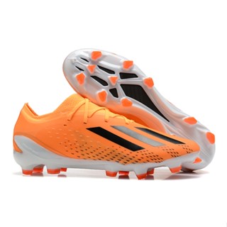 Adidas X Speedportal.1 รองเท้าบูทฟุตบอลโลก FG39-45 สีส้ม 2022