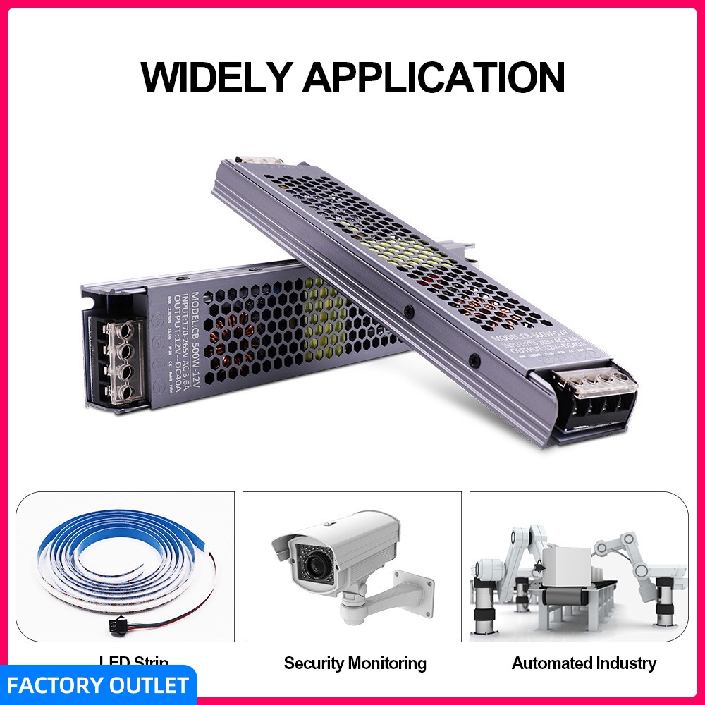 Ultra-thin 12V/24V LED Power Supply Driver 60W/100W/200W/300W/400W LED Driver Transformers High Qual