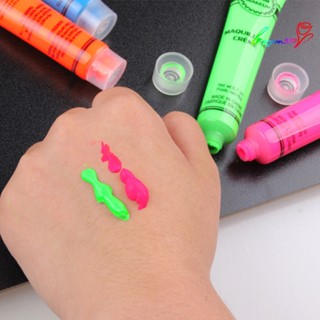 【AG】Paint Cream Tube Luminous Makeup Tools 19/14.2g Art Face Paint for Halloween