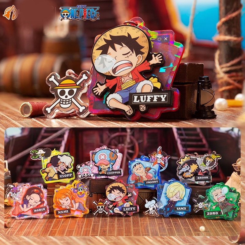 พวงกุญแจ จี้ฟิกเกอร์ One Piece Merchandise One Piece Adventure Luffy Zoro Chopper ของขวัญวันเกิด
