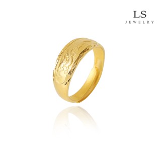LS แหวน, แหวนแฟชั่น, แหวนแบบหนีบ, แหวนผู้หญิงทอง 24K, แหวนสวยหรู, แหวนผู้หญิงแฟชั่นเกาหลี 377r