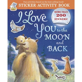 NEW! หนังสืออังกฤษ I Love You to the Moon and Back Sticker Activity : Sticker Activity Book [Paperback]